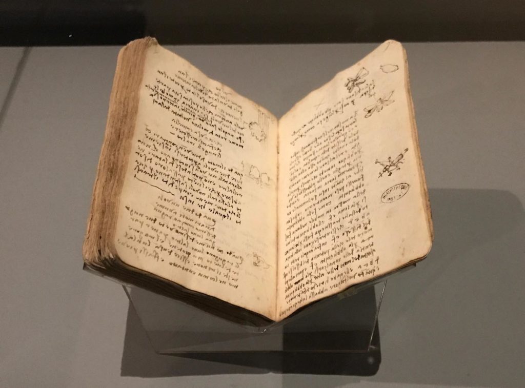 Da vinci notebook